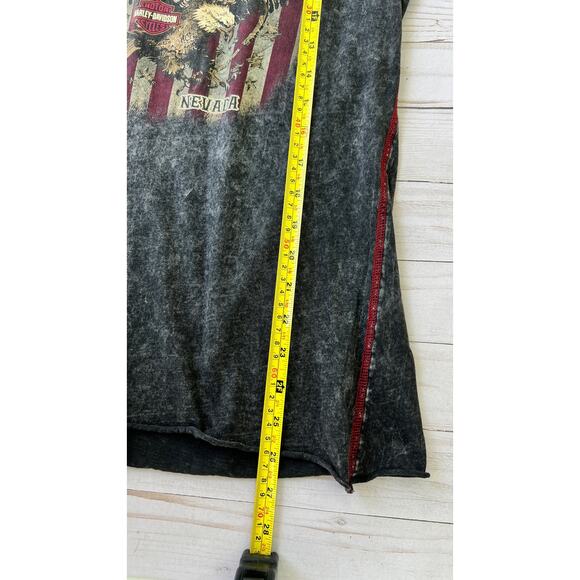 Harley Davidson Nevada Las Vegas Women's Biker Tank - Picture 7 of 8